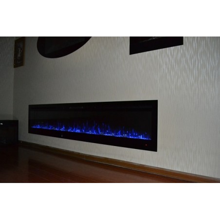 TruFlame wall mounted 72 inch electric fire