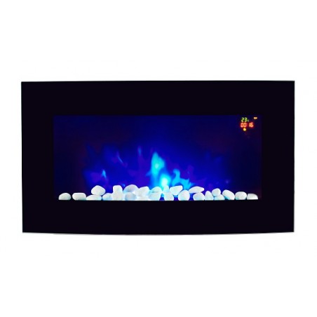 TruFlame 72cm black wall mounted electric fire