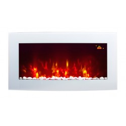 TruFlame white wall mounted electric fire