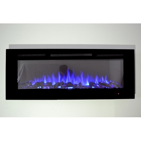 TruFlame 50 inch black wall mounted or inset electric fire