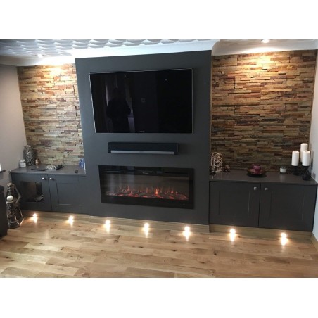 Stunning 50 inch TruFlame Fire in a custom install by one of our customers.
