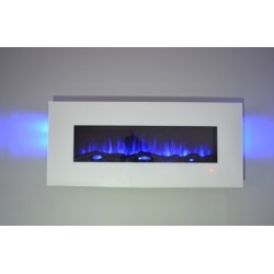 TruFlame 50 inch white wall mounted electric fire
